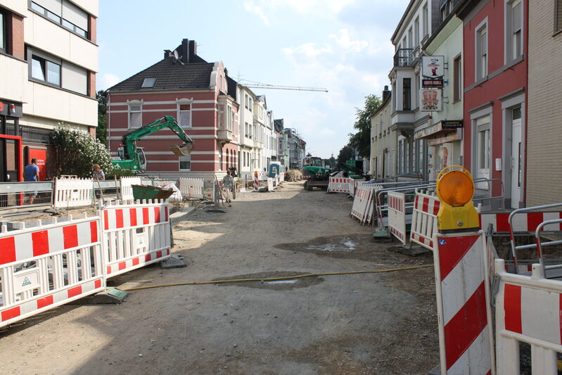 Neubau des Kreisverkehrs im Bereich Rurstraße / Bendenweg